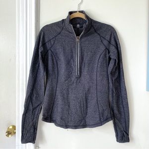 Like NWOT Lululemon Define (?) Half Zip Pullover - size 8 (?) - Heathered Black